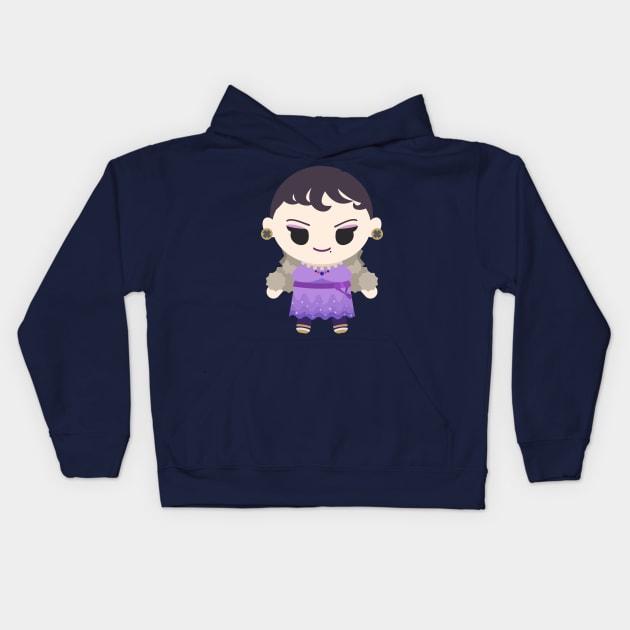 Mama Chibi Kids Hoodie by Maxigregrze